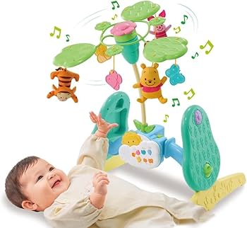 Disney baby 6WAYジム プーさん　プーメリー えらべる回転 6WAYジムにへんしんメリー プラス くまのプーさん